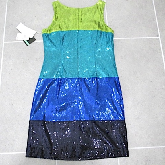 NWT Gabby Skye Sequined Sheath Dress, Size 8 - Picture 7 of 10